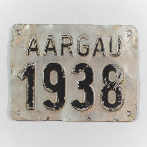 Fahrradkennzeichen AG 1938