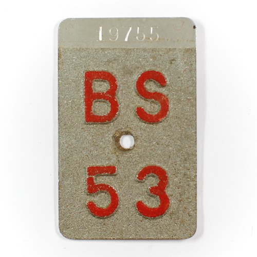 Fahrradkennzeichen BS 1953 A