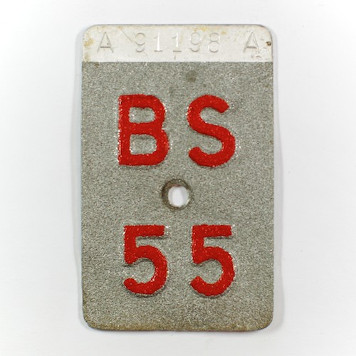 Fahrradkennzeichen BS 1955 A
