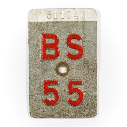 Fahrradkennzeichen BS 1955 C
