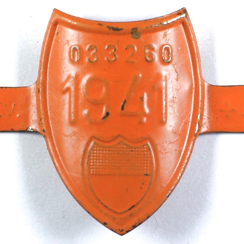Fahrradkennzeichen FR 1941
