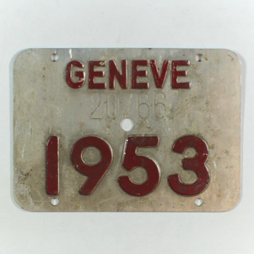 Fahrradkennzeichen GE 1953