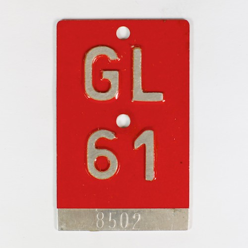 Fahrradkennzeichen GL 1961