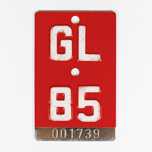 Fahrradkennzeichen GL 1985
