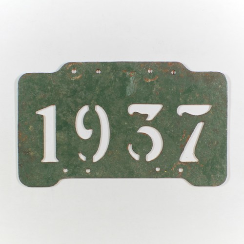 Fahrradkennzeichen NE 1937