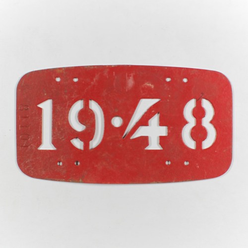 Fahrradkennzeichen NE 1948
