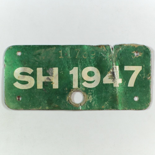 Fahrradkennzeichen SH 1947 A