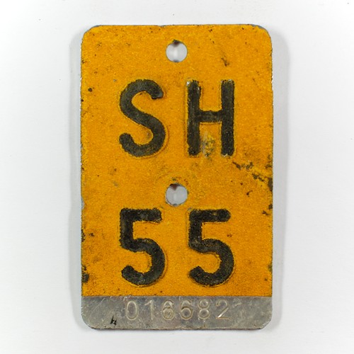 Fahrradkennzeichen SH 1955 A