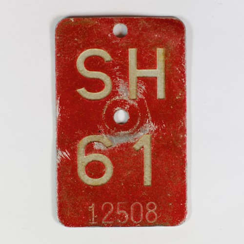 Fahrradkennzeichen SH 1961