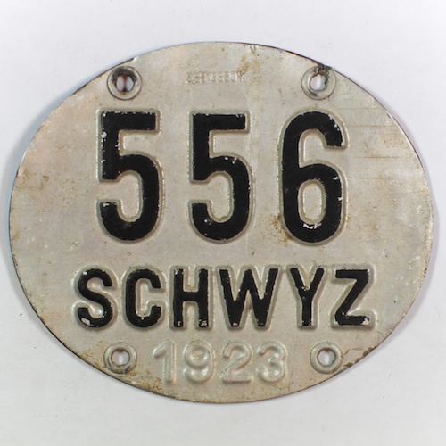 Fahrradkennzeichen SZ 1923
