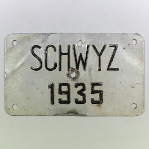 Fahrradkennzeichen SZ 1935