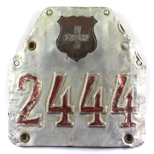 Fahrradkennzeichen + Armee Radfahrer 1905-1932