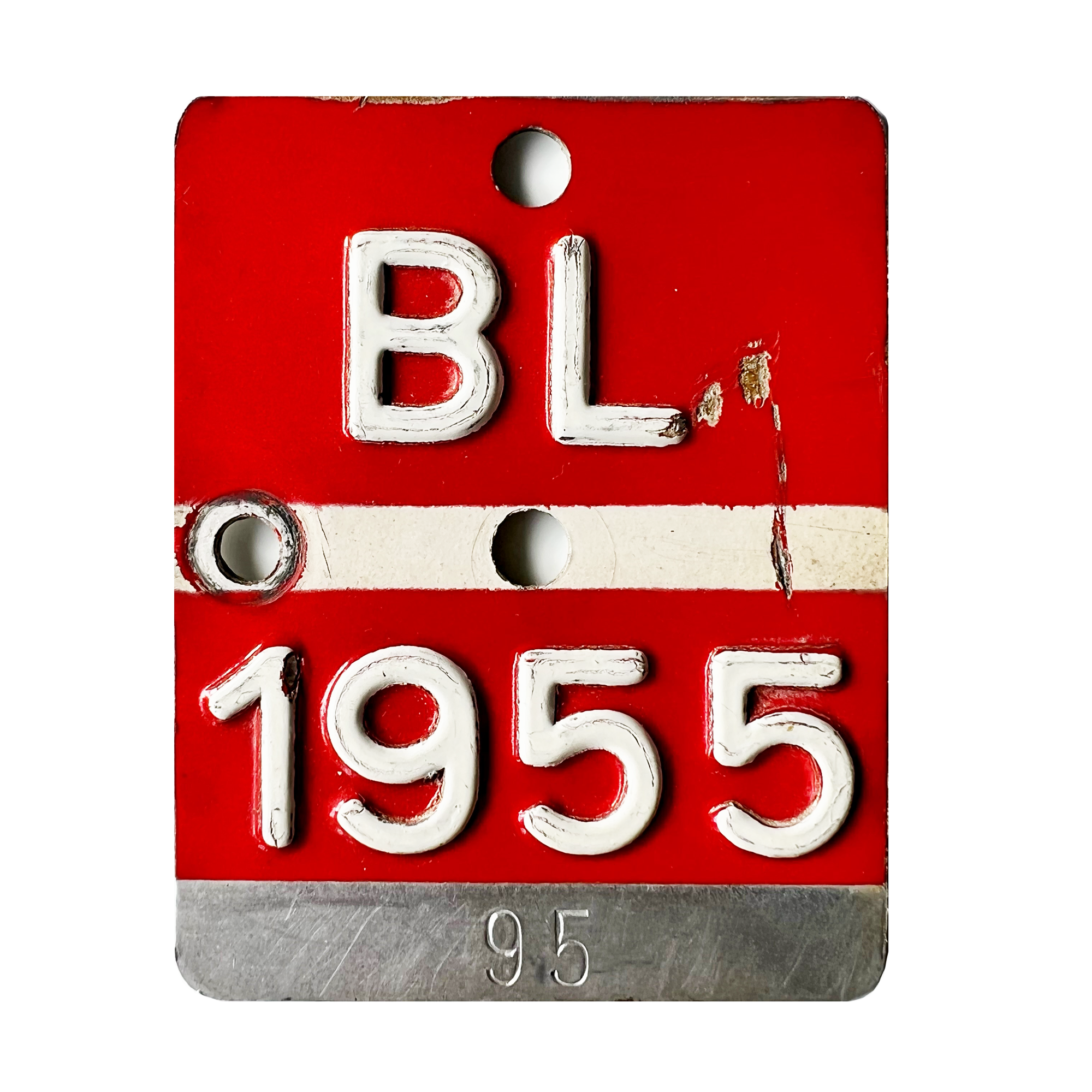Fahrradkennzeichen BL 1955 S