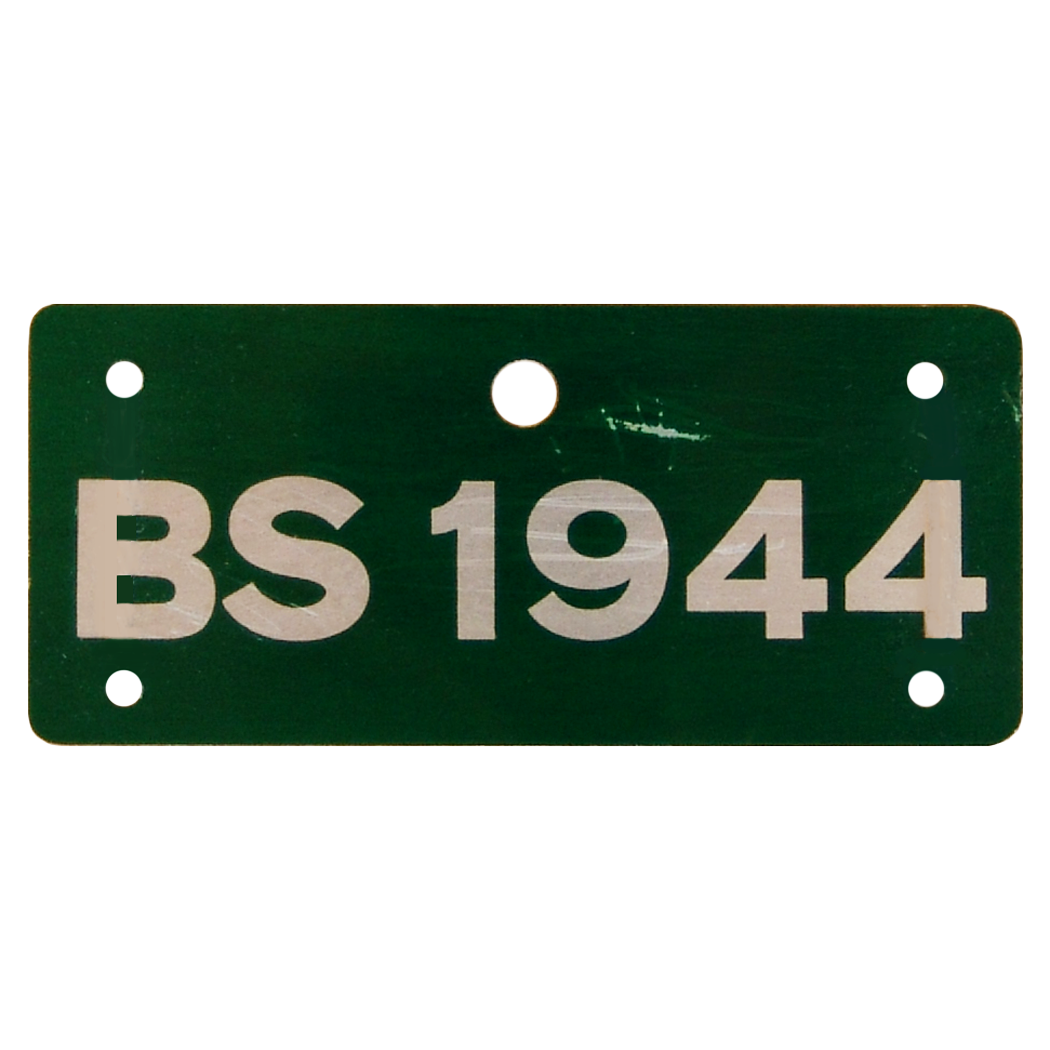 Fahrradkennzeichen BS 1944 Prototyp 3